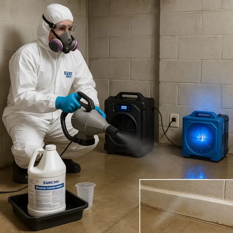 Sanitization and Odor Removal process in Ho-Ho-Kus, NJ