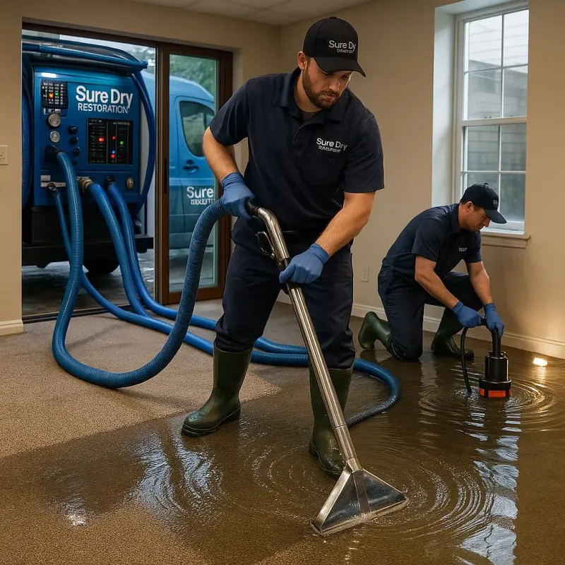 Water Extraction and Removal process in Ho-Ho-Kus, NJ